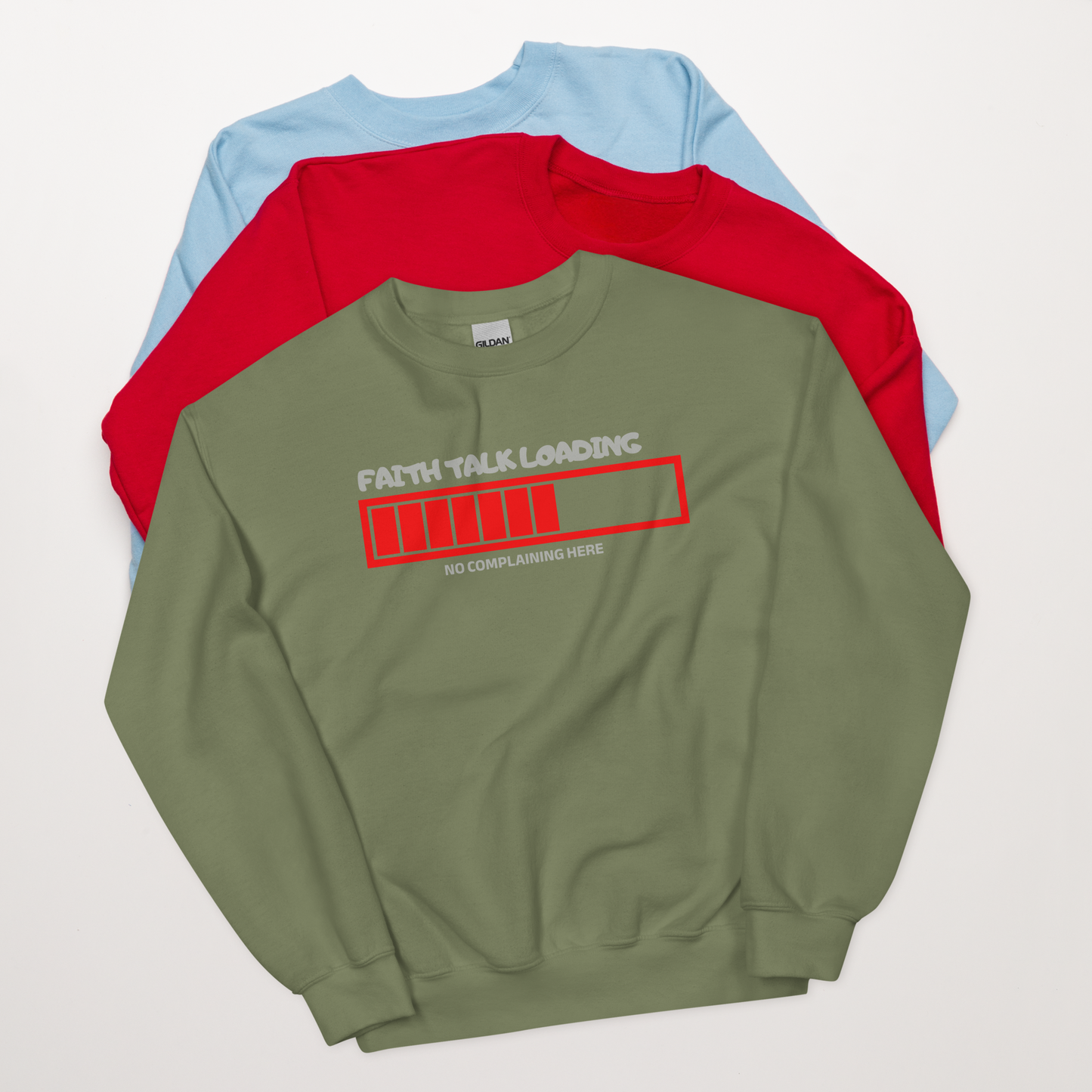 Faith Talk Loading Unisex Sweatshirt