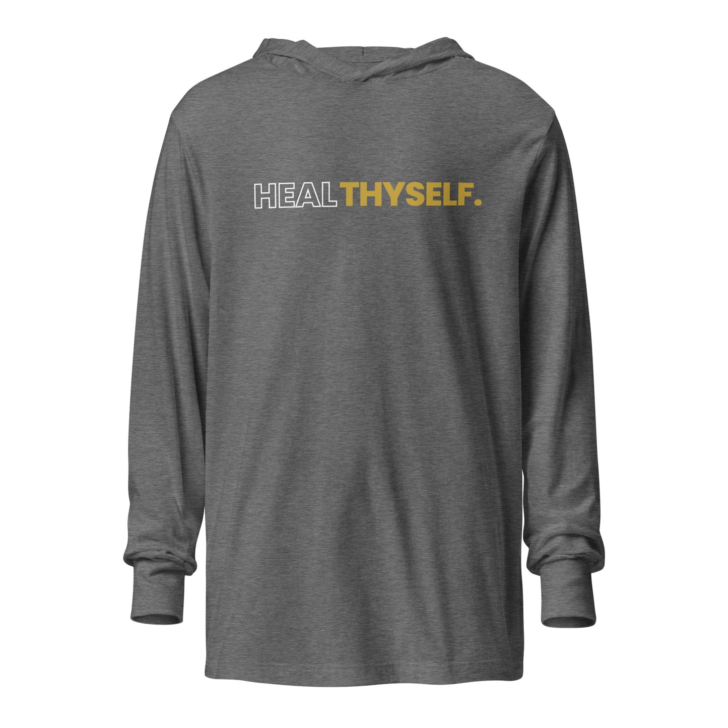 Heal Thyself Hooded long-sleeve tee