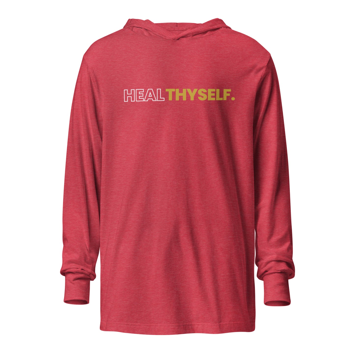 Heal Thyself Hooded long-sleeve tee