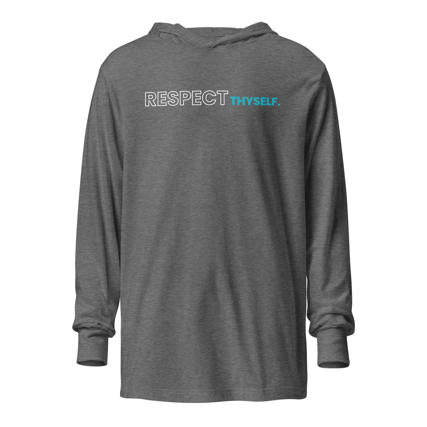 Respect Thyself Hooded long-sleeve tee