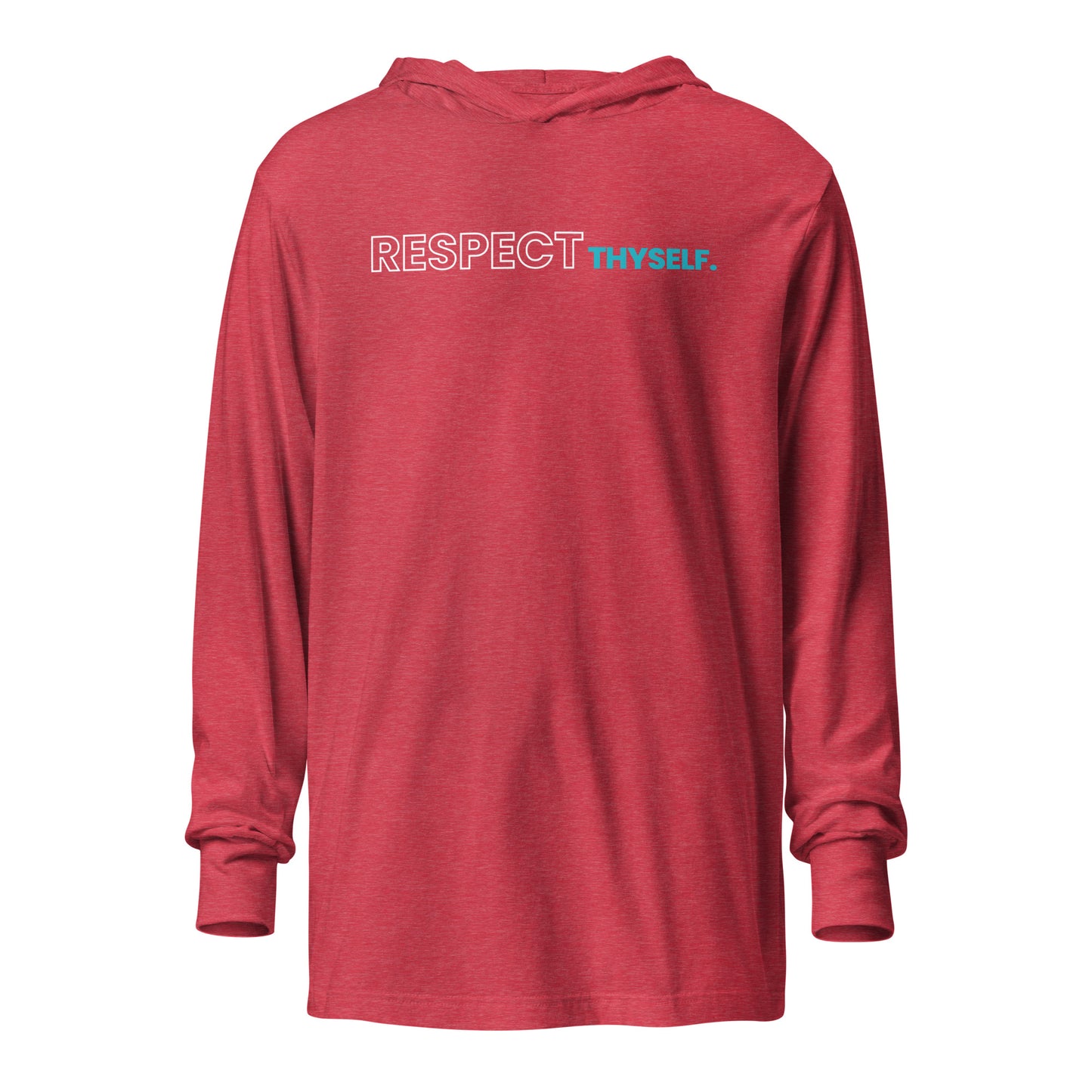 Respect Thyself Hooded long-sleeve tee