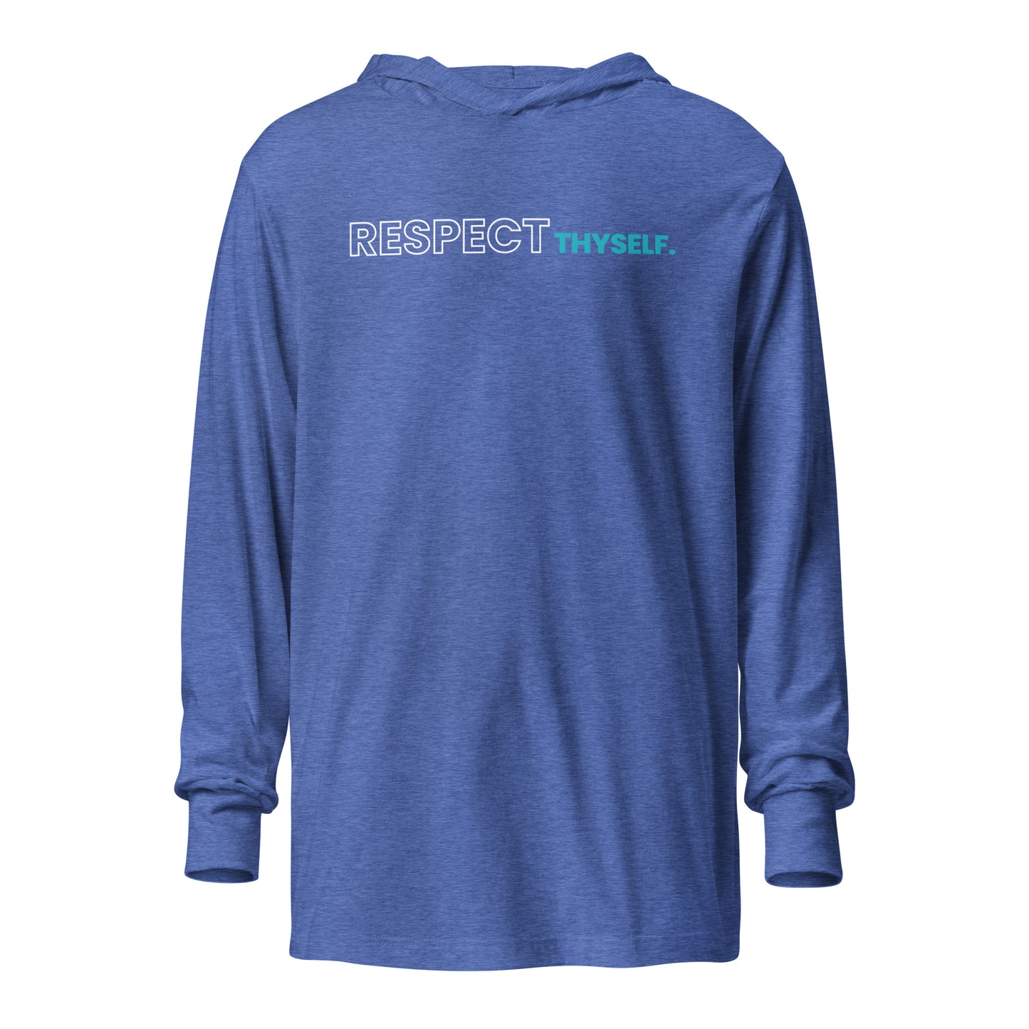 Respect Thyself Hooded long-sleeve tee