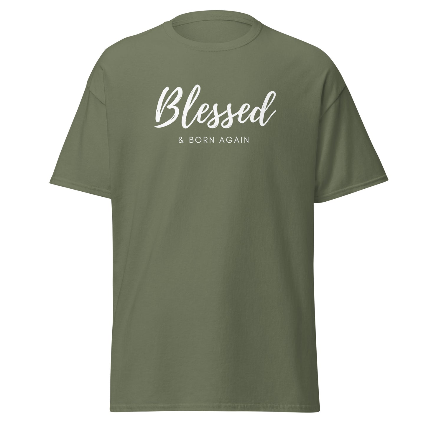 Blessed & Born Again Unisex tee